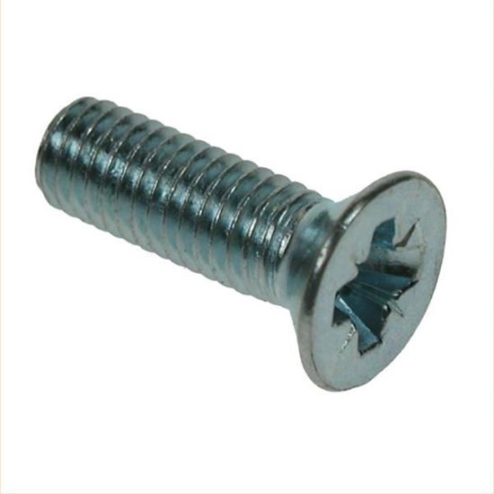 M3 X 12 Pozi Countersunk Machine Screw Zinc