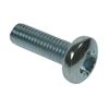 M3 X 10 Steel Pozi Pan Machine Screw Zinc