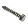 M5 X 25 A4 St/St Hex Coachscrew DIN571