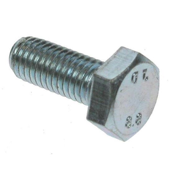 M12 X 30 8.8 Hex Setscrew Zinc 