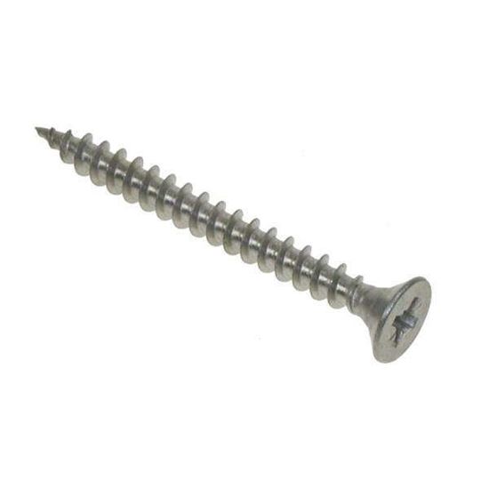 3.5 X 16 A2 St/St Countersunk Pozi Chipboard Screw