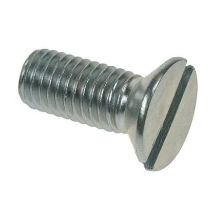 M2.5 X 10 Slotted Countersunk Machine Screw Zinc