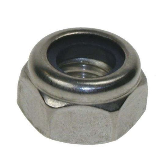 M4 A2 St/St Nylon Insert Nut DIN985