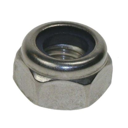 M6 A2 St/St Nylon Insert Nut DIN985