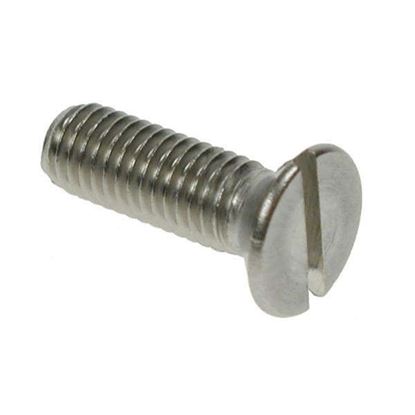 M3 X 6 A2 St/St Countersunk Slotted Machine Screw DIN963