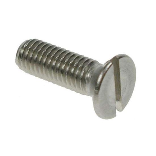 M3 X 10 A2 St/St Countersunk Slotted Machine Screw DIN963