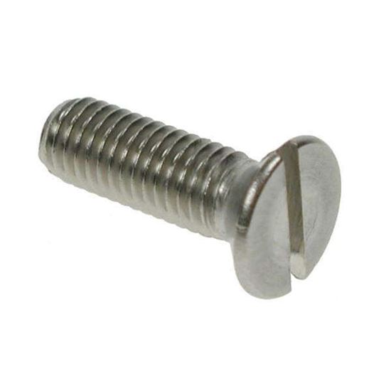 M3 X 16 Slotted Countersunk Machine Screws A2 stainless DIN 963-10 pk