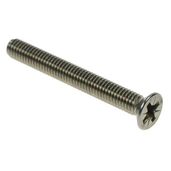 M6 X 10 A4 St/St Countersunk Pozi Machine Screw DIN965