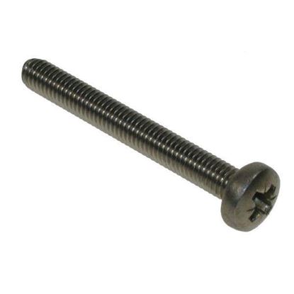 M3 X 6 A4 St/St Pozi Pan Machine Screw DIN7985