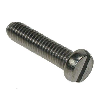M4 A4 Marine Grade Stainless Steel Slotted Pan Head Machine Screw Slot Bolts 