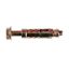 M10 X 70 Loose Bolt Shield Anchor Zinc 16mm Hole Dia - 10mm Max Fixture Thickness