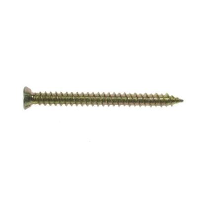 7.5 X 60 Concrete Screw Zinc & Yellow (includes white cover cap)