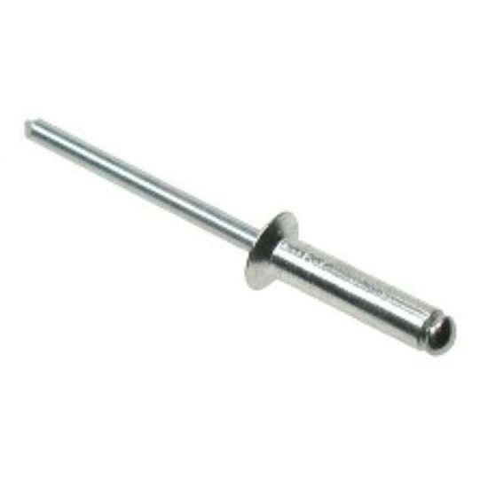 3.2 X 14 Aluminium Countersunk Pop Rivet Steel Mandrel Grip Range 9.0mm - 10.5mm
