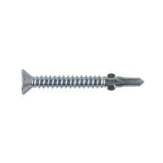 5.5 X 109 Countersunk Woodfix Self Drilling Screw Steel Thickness 4.0-12.5mm, Max Fix Thickness 82mm