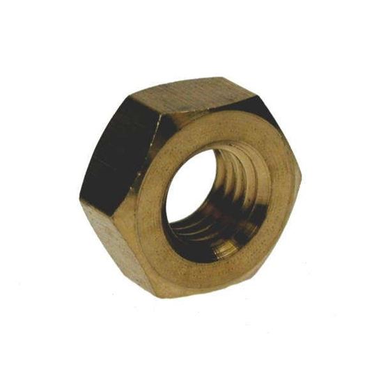 M12 Brass Hex Fullnut 