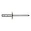 3.2 X 8 Aluminium Multigrip Pop Rivet Steel Mandrel Grip Range 1.0mm - 5.0mm