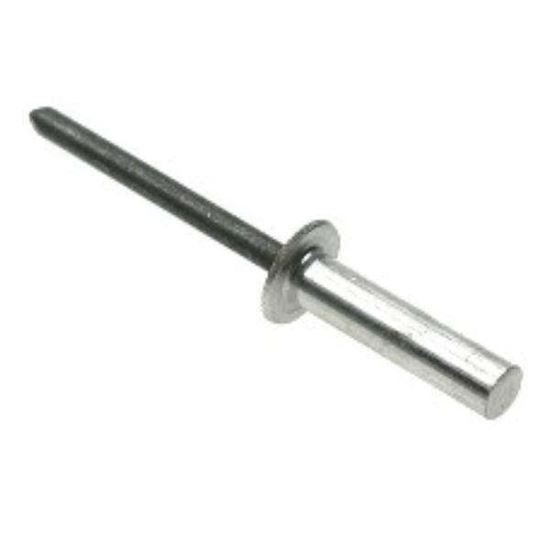 3.2 X 8 Aluminium Sealed Pop Rivet Steel Mandrel Grip Range 2.0mm - 3.5mm