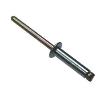 4.0 X 8 Steel Pop Rivet Grip Range 2.5mm - 4.5mm
