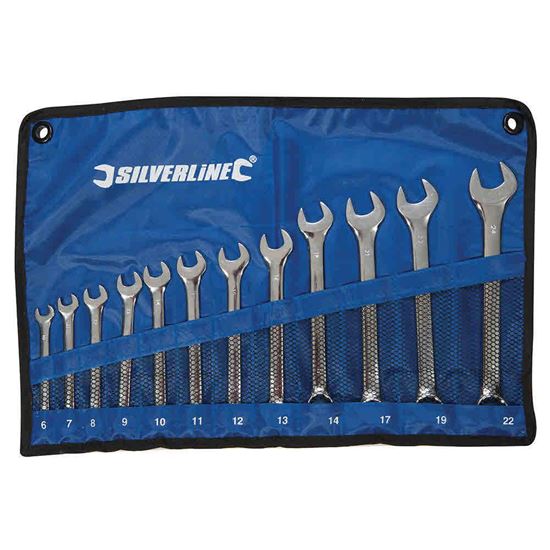 6 - 22mm Combination Spanner Set 12pce