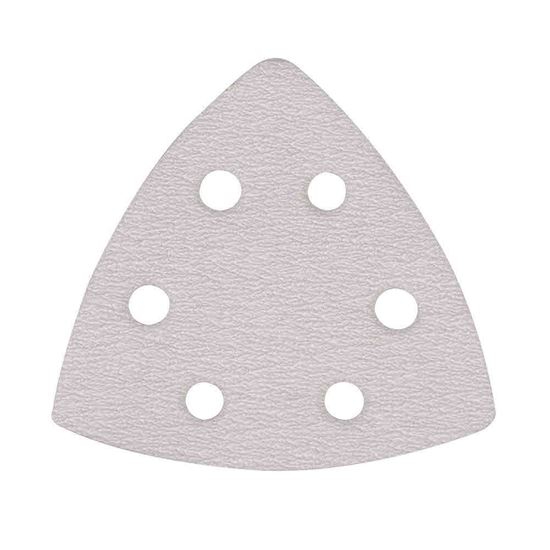 Hook & Loop Stearated Triangle Sheets 90mm 10 pack 320 Grit