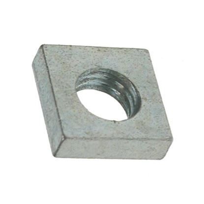 M10 Square Nut Zinc 