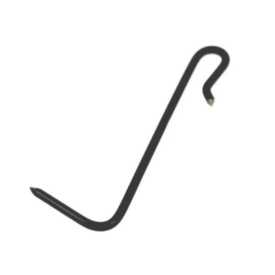 80mm Black Coat Stainless Steel Slate Hook Point Driven