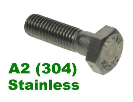 Picture for category Hex Bolts A2 Stainless