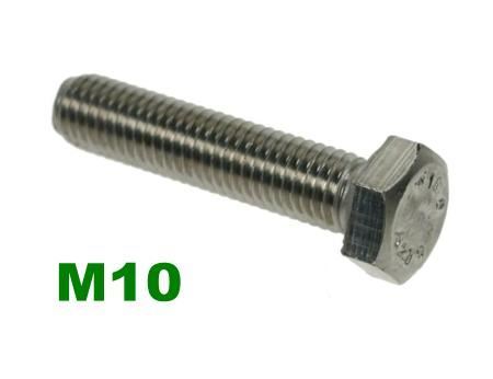 Picture for category M10 Hex Setscrews A2 Stainless