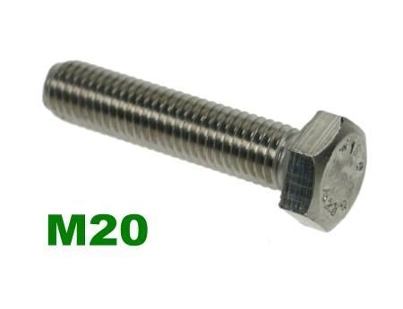 Picture for category M20 Hex Setscrews A2 Stainless