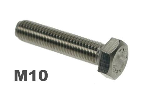 Picture for category M10 Hex Setscrews 8.8 Galv Finish