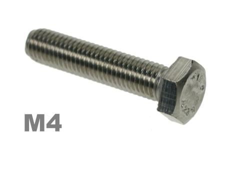 Picture for category M4 Hex Setscrews 8.8 Zinc Finish