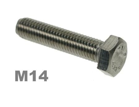 Picture for category M14 Hex Setscrews 8.8 Zinc Finish