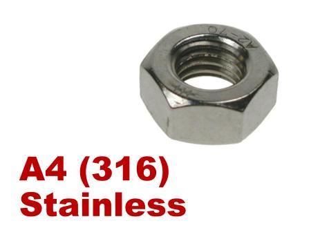 Picture for category Hex Fullnuts A4 Stainless