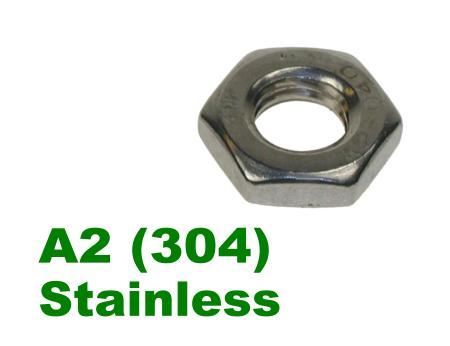 Picture for category Half Nuts A2 Stainless