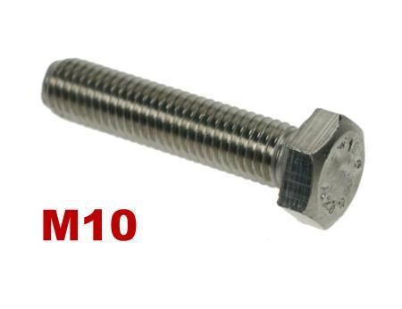 Picture for category M10 Hex Setscrews A4 Stainless