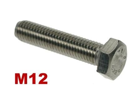 Picture for category M12 Hex Setscrews A4 Stainless