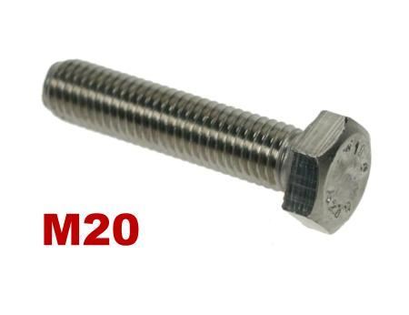 Picture for category M20 Hex Setscrews A4 Stainless