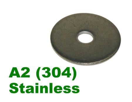 M10 x 25mm Penny Washers - A4 Stainless Steel: Accu.co.uk: Washers & Spacers