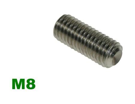 Picture for category M8 Socket Setscrew A2 Stainless