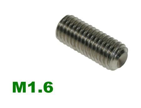Picture for category M1.6 Socket Setscrew A2 Stainless