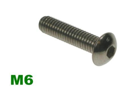 Picture for category M6 Socket Button A2 Stainless