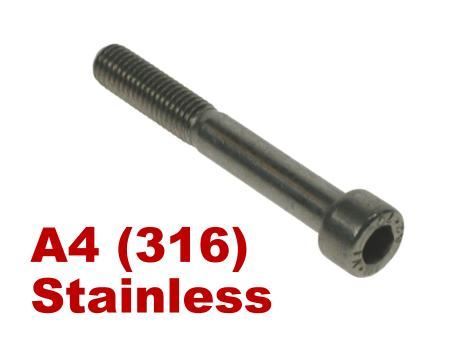 Picture for category Socket Capscrew DIN912 A4 Stainless