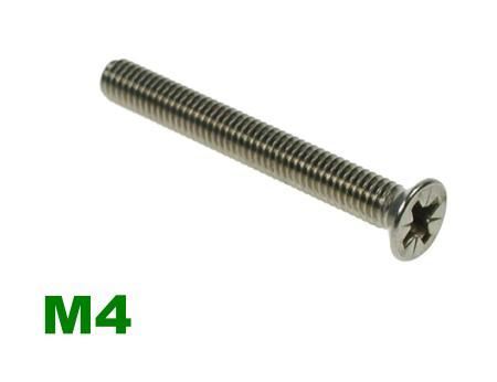 Picture for category M4 Pozi Csk Machine Screw A2 Stainless