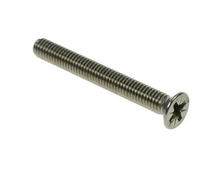 M2.5 SLOTTED COUNTERSUNK MACHINE SCREWS A2 STAINLESS STEEL SLOT CSK BOLTS 