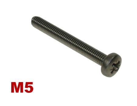 Picture for category M5 Pozi Pan Machine Screw A4 Stainless