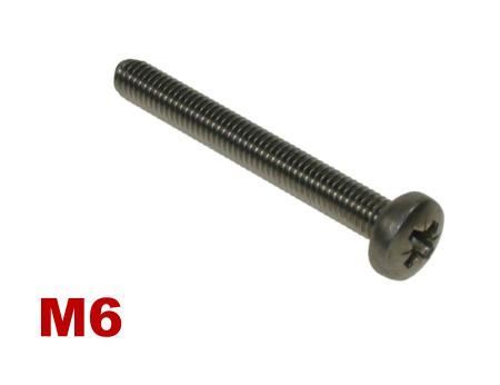 Picture for category M6 Pozi Pan Machine Screw A4 Stainless