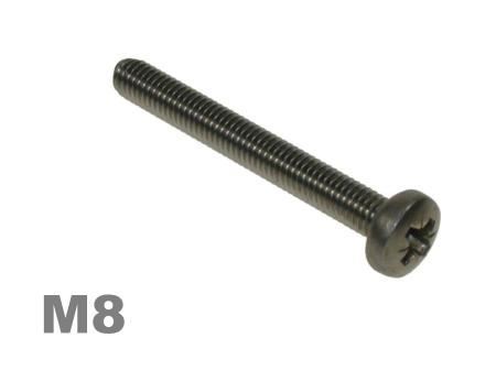 Picture for category M8 Pozi Pan Machine Screw Zinc Finish