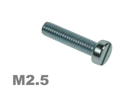 Picture for category M2.5 SLOTTED CHEESE MACHINE SCREW ZINC