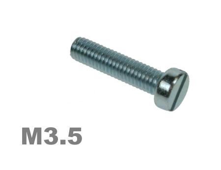 Picture for category M3.5 SLOTTED CHEESE MACHINE SCREW ZINC Finish