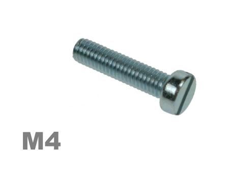 Picture for category M4 SLOTTED CHEESE MACHINE SCREW ZINC Finish